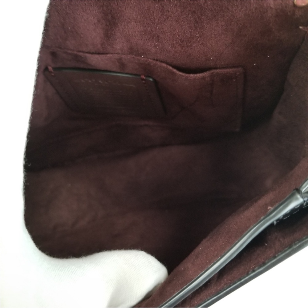 Coach Brown and Black Women's Bag Coach Georgie Saddle Bag Crossbody - Picture 11 of 16